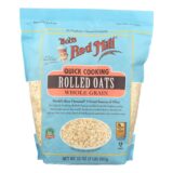 Bob's Red Mill, Quick Cooking Rolled Oats, Case Of 4-32 Oz.
