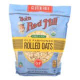 Bob's Red Mill, Organic Old Fashioned Rolled Oats, Gluten Free, Case Of 4-32 Oz