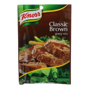 Knorr Gravy Mix, Classic Brown, 1.2 Oz, Case Of 12