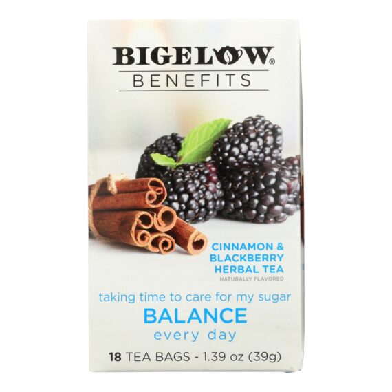 Bigelow Tea Tea, Cinnamon Blackberry, Balance, Case Of 6, 18 Bag