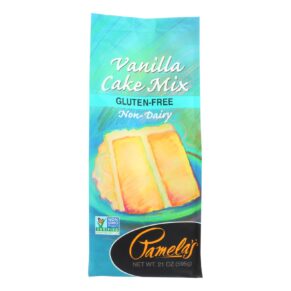 Pamela's Products, Vanilla Cake, Mix, Case Of 6, 21 Oz.