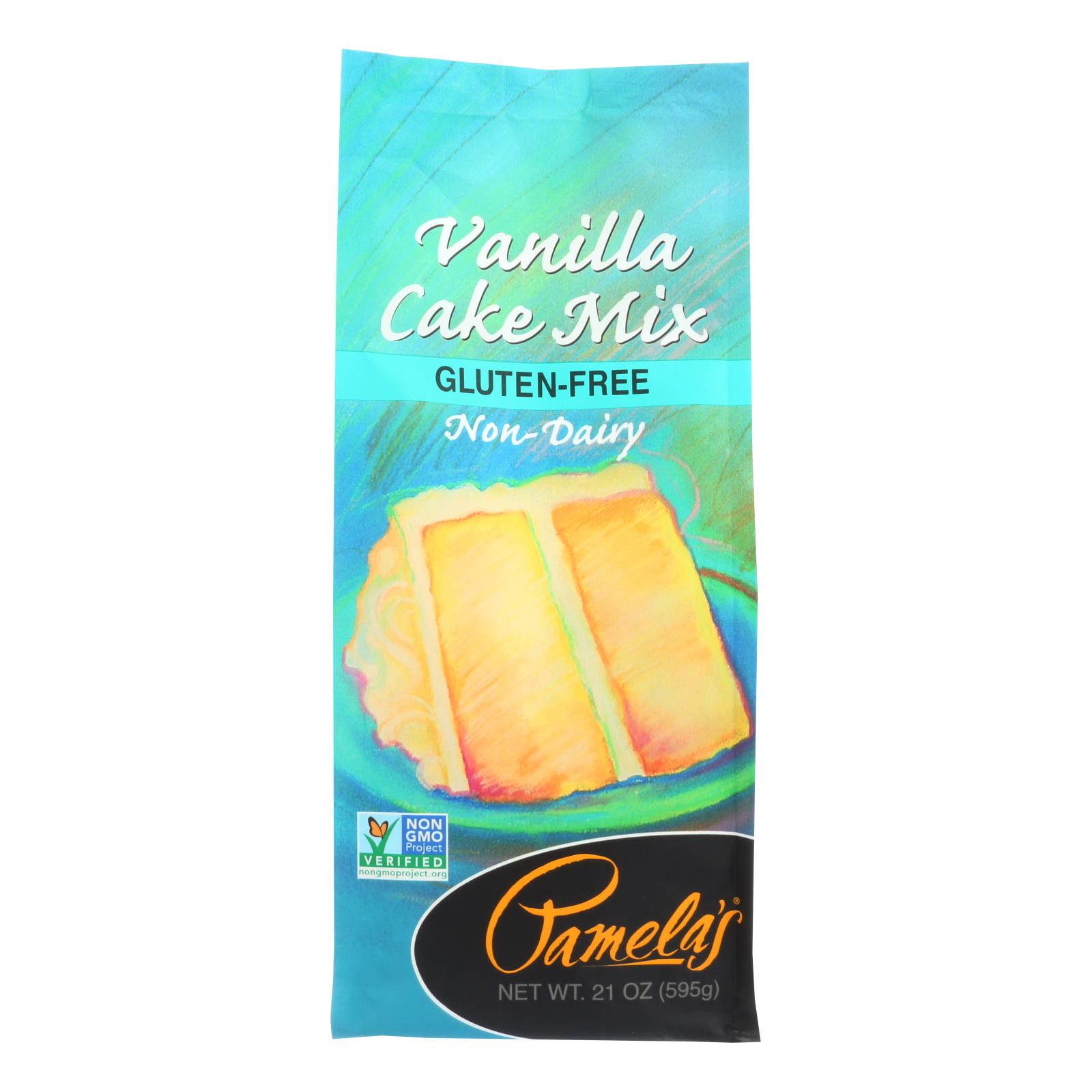 Pamela's Products, Vanilla Cake, Mix, Case Of 6, 21 Oz.