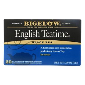 Bigelow Tea English Teatime Black Tea, Case Of 6, 20 Bags