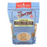 Bob's Red Mill, Steel Cut Oats, Gluten Free, Case Of 4-24 Oz.