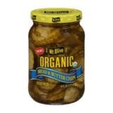 Mt Olive Pickle Co, Organic Pickles, Bread And Butter Chips, Case Of 6, 16 Fl Oz.