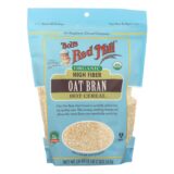 Bob's Red Mill, Oat Bran, Organic High Fiber Hot Cereal, Case Of 4, 18 Oz.