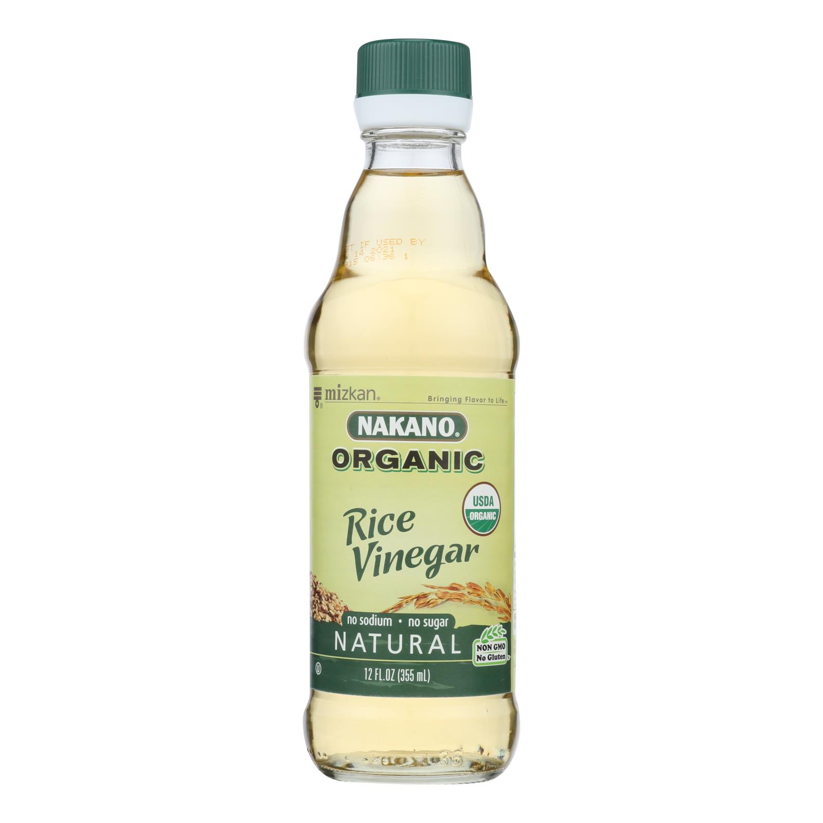 Nakano Vinegar, Organic, Natural Rice, Case Of 6, 12 Oz