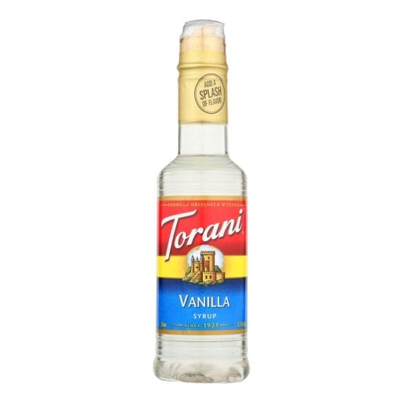 Torani, Coffee Syrup, Vanilla, Case Of 4, 12.7 Fl Oz.
