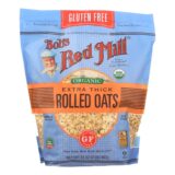 Bob's Red Mill, Organic Thick Rolled Oats, Gluten Free, Case Of 4-32 Oz