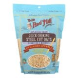 Bob's Red Mill, Quick Cooking Steel Cut Oats, Case Of 4-22 Oz