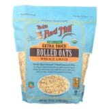 Bob's Red Mill, Oats, Organic Extra Thick Rolled Oats, Whole Grain, Case Of 4, 32 Oz.