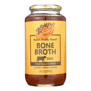 Zoup! Good Really Good, Bone Broth, Beef, Case Of 6, 31 Fl Oz.