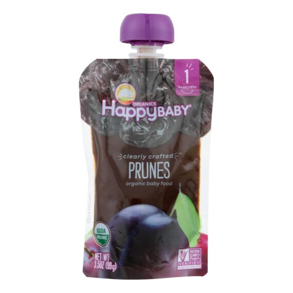 Happy Baby Happy Baby Clearly Crafted, Apples, Kale And Avocados, Case Of 16, 3.5 Oz.
