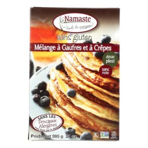 Namaste Foods Gluten Free Waffle And Pancake, Mix, Case Of 6, 21 Oz.