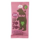 Bear Real Fruit Yoyo Snack, Raspberry, Case Of 6, 3.5 Oz.