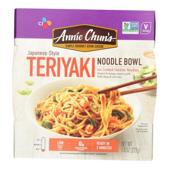Annie Chun's Teriyaki Noodle Bowl, Case Of 6, 7.8 Oz.