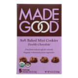 Made Good Soft Baked Mini Cookies, Double Chocolate, Case Of 6, 4.25 Oz.