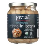 Jovial, 100 Percent Organic Cannellini Beans, Case Of 6, 13 Oz.