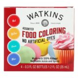 J.r. Waktins Food Coloring, Assorted, Case Of 6, 4 Count