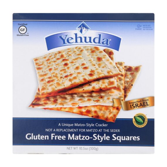 Yehuda Matzo Gluten Free Crackers, Case Of 12, 10.5 Oz.