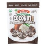 Jennies Coconut Bites, Organic, Cacao Chocolate, Case Of 6, 5.25 Oz