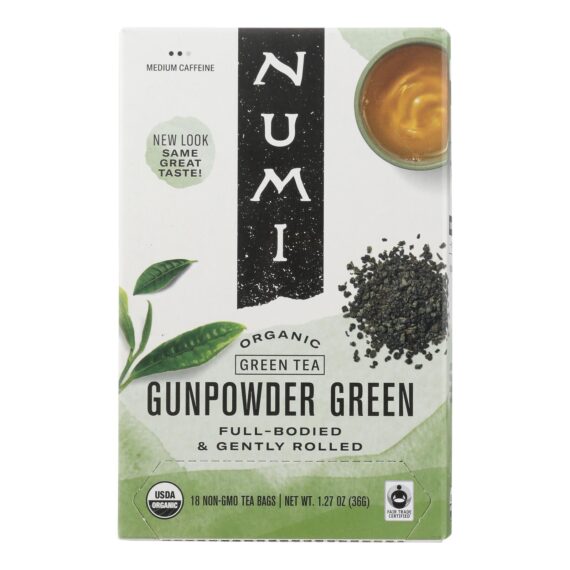 Numi Gunpowder Green Tea, 18 Tea Bags, Case Of 6 - Image 2