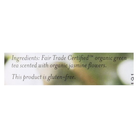 Numi Organic Tea Jasmine Green, 18 Tea Bags, Case Of 6 - Image 3
