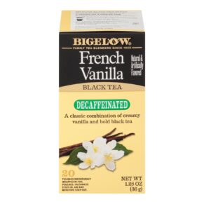 Bigelow Tea Tea, Decaf, French Vanilla, Case Of 6, 20 Bag