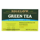 Bigelow Tea Green Tea With Blueberry, Case Of 6, 20 Bag