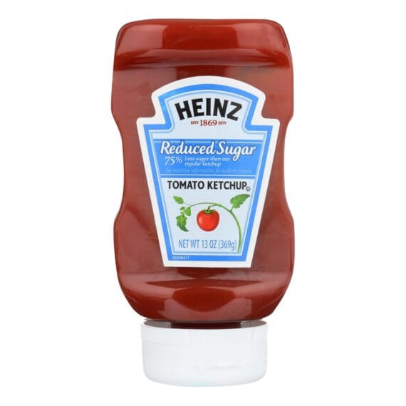 Heinz Ketchup, Reduced Sugar , Case Of 6, 13 Oz