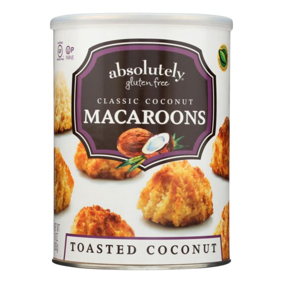 Absolutely Gluten Free Macaroons, Coconut, Classic, Case Of 6, 10 Oz