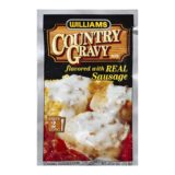 Williams Country Gravy, Real Sausage, Case Of 12, 2.5 Oz.