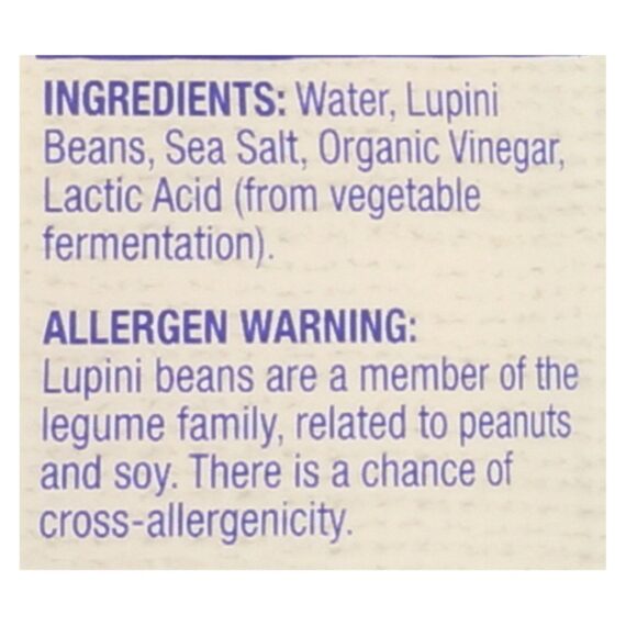 Brami Lupini Snack, Sea Salt, Case Of 8, 5.3 Oz. - Image 3
