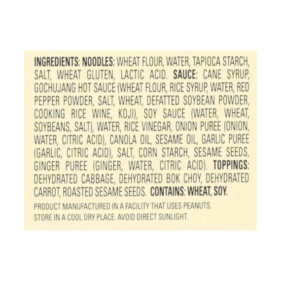 Annie Chun's Korean Sweet Chili Noodle Bowl, Case Of 6, 7.9 Oz. - Image 4