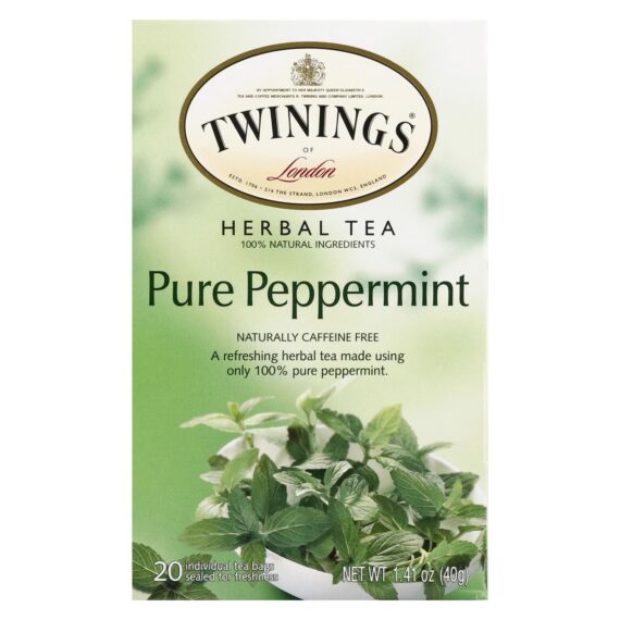 Twinings Tea Jacksons Of Piccadilly Tea, Pure Peppermint, Case Of 6, 20 Bags - Image 2