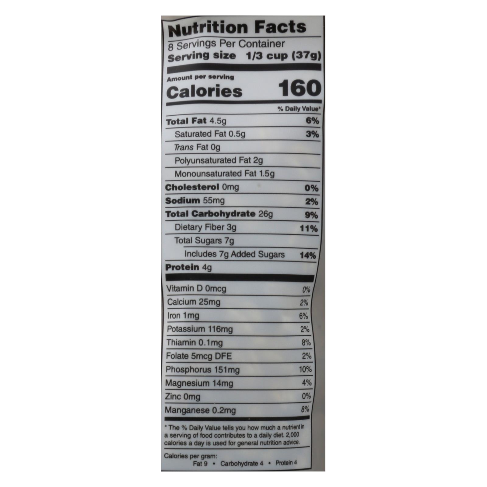 One Degree Organic Foods Sprouted Oat Granola, Vanilla Chia, Case Of 6, 11 Oz. - Image 2