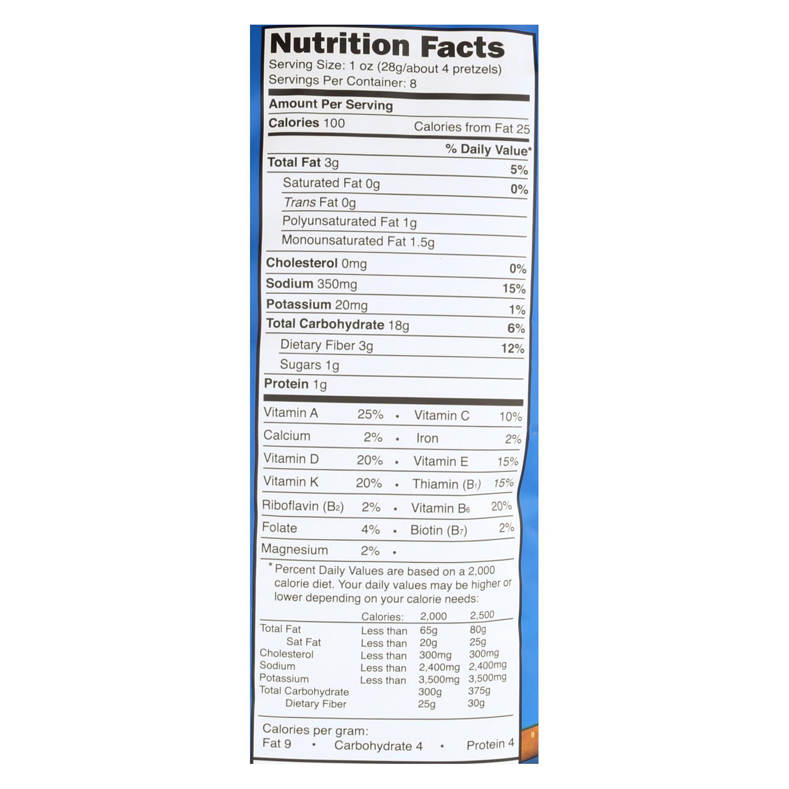 Good Health Pretzels, Sea Salt, Case Of 12, 8 Oz - Image 2