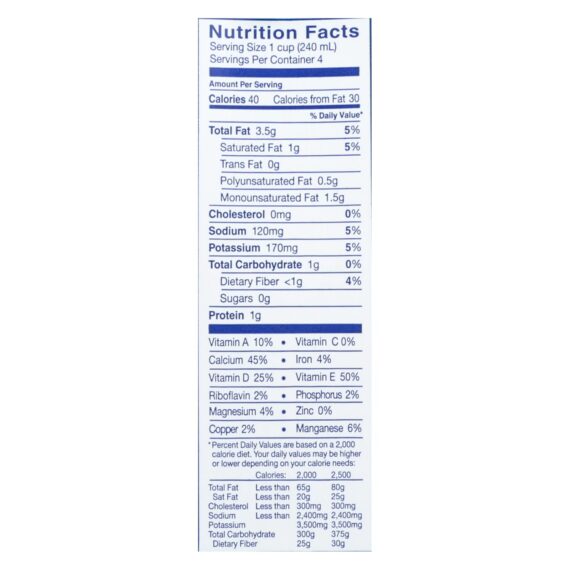 Almond Breeze, Almond Coconut Milk, Unsweetened, Case Of 12, 32 Fl Oz. - Image 3
