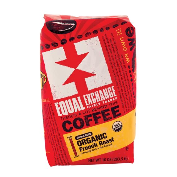 Equal Exchange Organic Whole Bean Coffee, French Roast, Case Of 6, 10 Oz. - Image 2