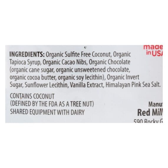 Jennies Coconut Bites, Organic, Cacao Chocolate, Case Of 6, 5.25 Oz - Image 2