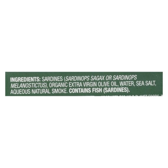 Wild Planet Wild Sardines In Extra Virgin Olive Oil, Case Of 12, 4.375 Oz. - Image 2