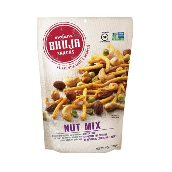 Bhuja Snacks, Nut Mix, Case Of 6, 7 Oz.