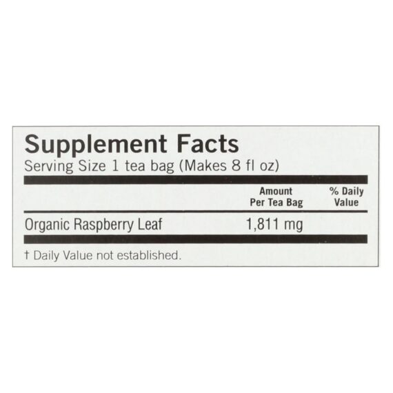 Yogi Organic Woman's Herbal Tea Raspberry Leaf, 16 Tea Bags, Case Of 6 - Image 3