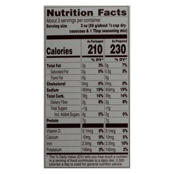Near East Couscous Mix, Toasted Pine Nut, Case Of 12, 5.6 Oz. - Image 3