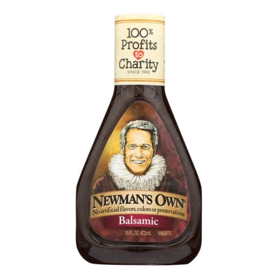 Newman's Own Balsamic Salad Dressing, Vinegar, Case Of 6, 16 Fl Oz.