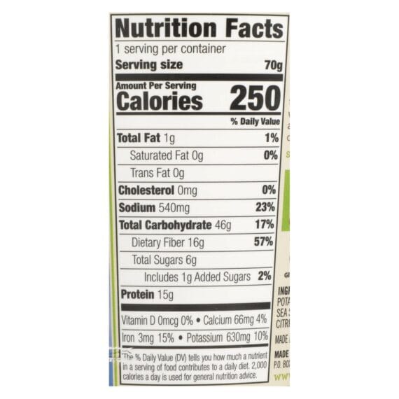 Dr. Mcdougall's Vegan Split Pea And Barley Soup Big Cup, Case Of 6, 2.5 Oz. - Image 2