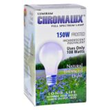 Chromalux Frosted Light Bulb, 150 Watt, 150 Bulb
