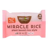Miracle Noodle Rice, Shirataki, Miracle Rice, 8 Oz, Case Of 6