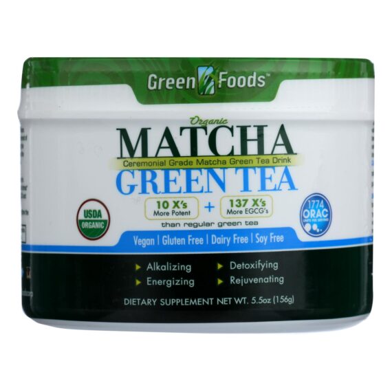 Green Foods Organic Matcha Green Tea, 5.5 Oz