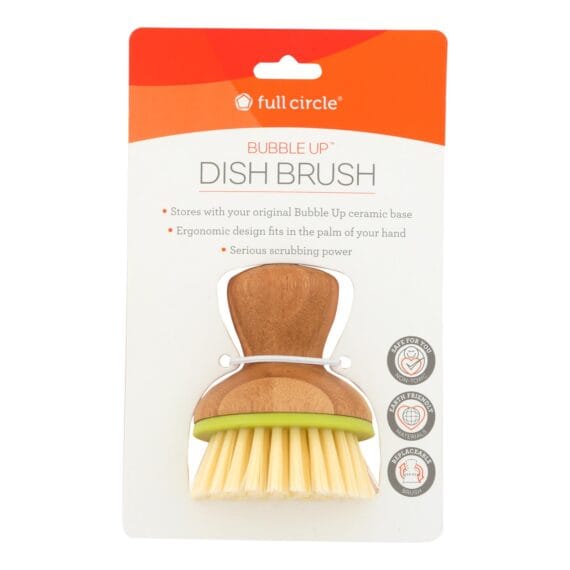 Full Circle Home Replacement Brush, Bubble Up Green, 6 Ct - Image 2